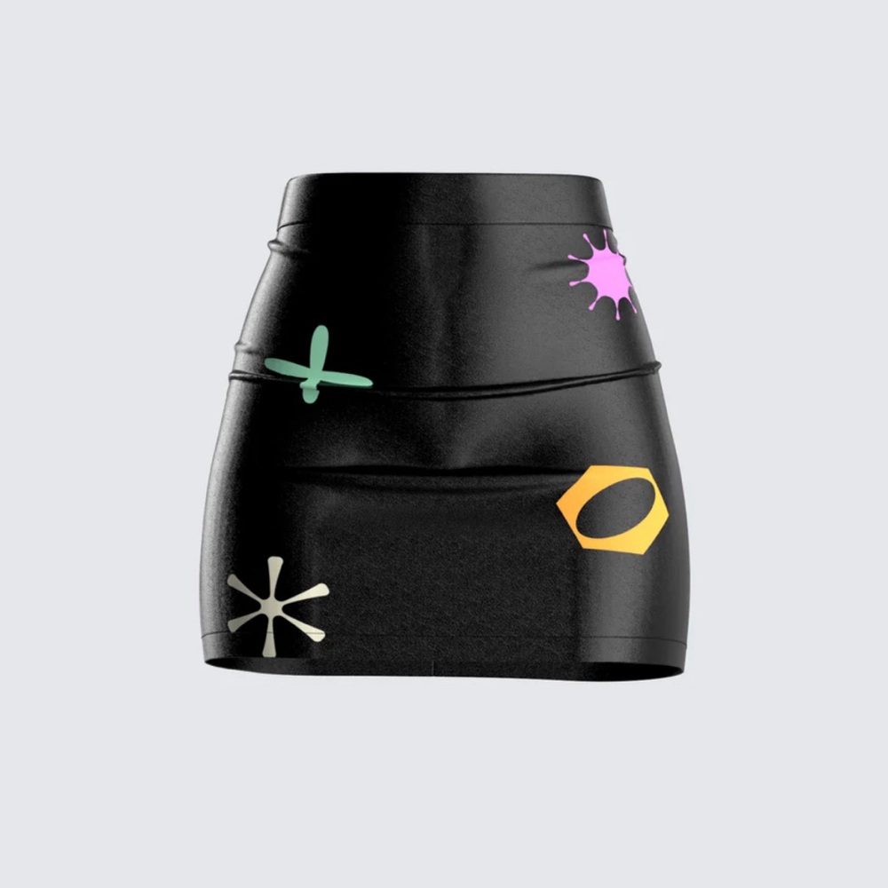 Finesse Jordy Vegan Leather Mini Skirt